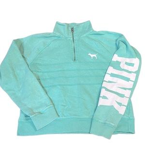 PINK pullover half zip